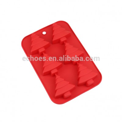 FDA approval christmas tree silicone moulds baking mold