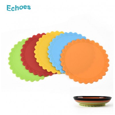 Small piece heat resistant silicone mat hot pot holder